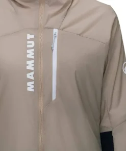 Mammut Women's Aenergy WB Hooded Jacket Savannah-Black