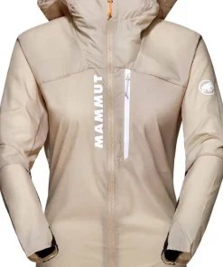 Mammut Women's Aenergy WB Hooded Jacket Savannah-Black