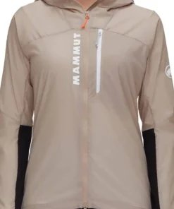 Mammut Women's Aenergy WB Hooded Jacket Savannah-Black
