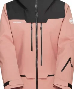 Mammut Women's Haldigrat Hardshell Hooded Jacket Quartz Dust-Black