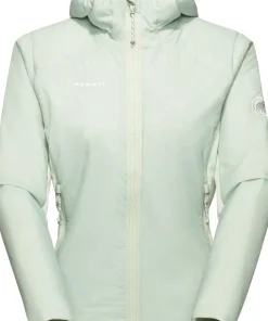 Mammut Women's Rime Air In Hybrid Hooded Jacket Silver Sage