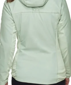 Mammut Women's Rime Air In Hybrid Hooded Jacket Silver Sage
