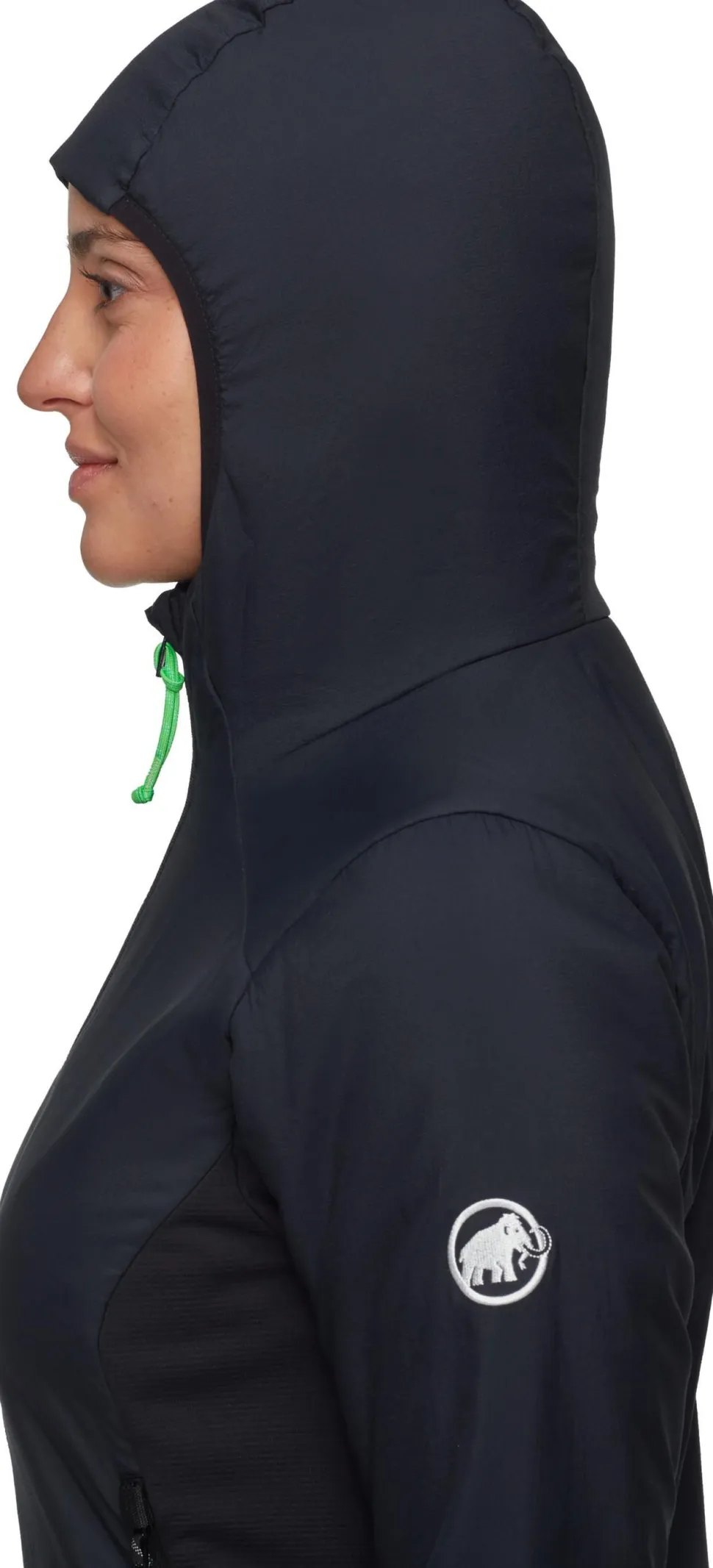 Mammut Women's Rime Air In Hybrid Hooded Jacket Black