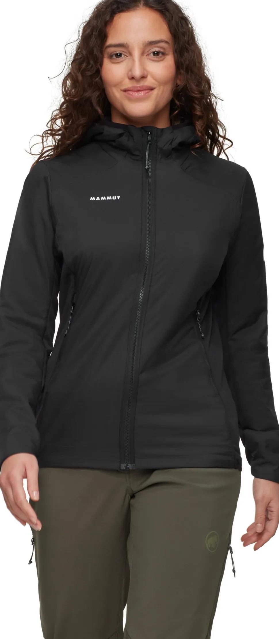 Mammut Women's Rime Air In Hybrid Hooded Jacket Black