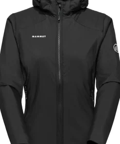 Mammut Women's Rime Air In Hybrid Hooded Jacket Black