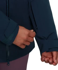 Mammut Women's Stoney Hardshell Thermo Hooded Jacket Marine