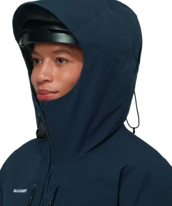 Mammut Women's Stoney Hardshell Thermo Hooded Jacket Marine