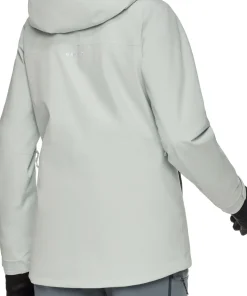 Mammut Women's Stoney Hardshell Thermo Hooded Jacket Silver Sage/Strata