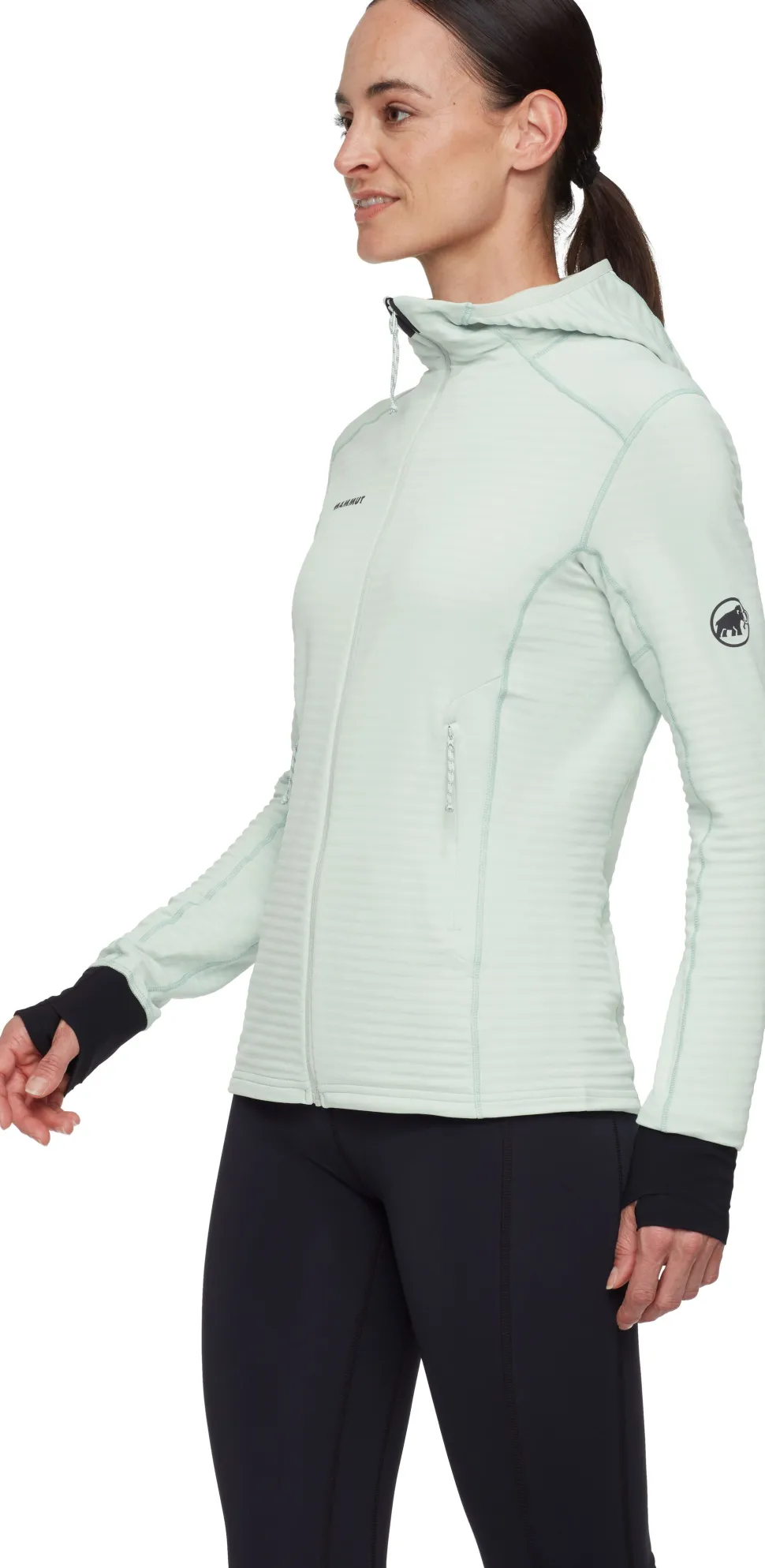 Mammut Women's Taiss Light ML Hooded Jacket Silver Sage