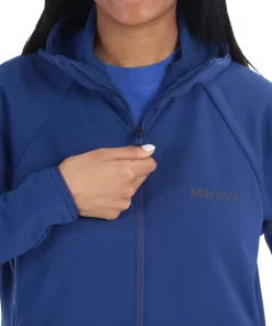 Marmot Women's Lectone Fleece Hoody Twilight Blue