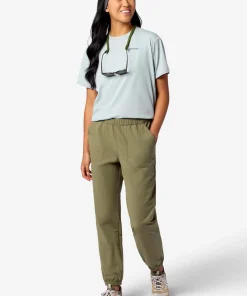 Marmot Women's Airexchange Upf 40 Jogger Olive Grove