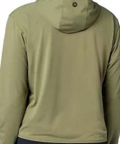 Marmot Women's Airexchange Upf 50 Hoody Olive Grove