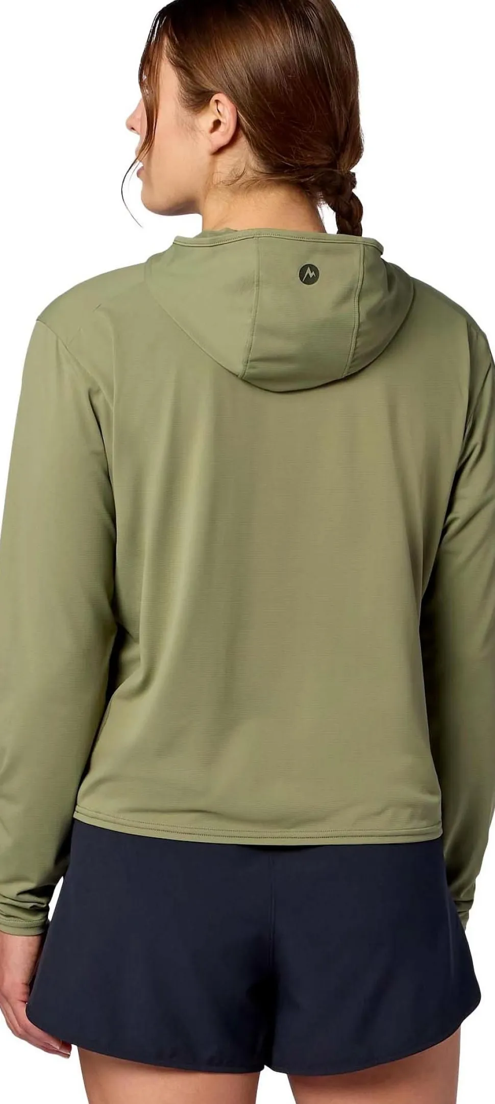 Marmot Women's Airexchange Upf 50 Hoody Olive Grove