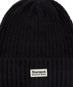 Marmot Women's Fuzzy Beanie Black