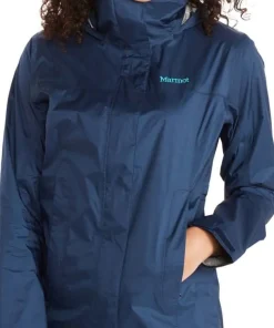 Marmot Women's Precip Eco Jacket Arctic Navy