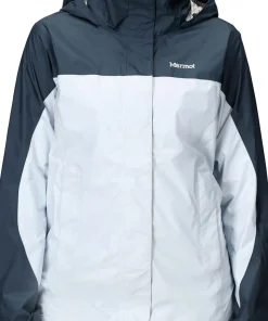 Marmot Women's Precip Eco Jacket Thunderhead/vapor