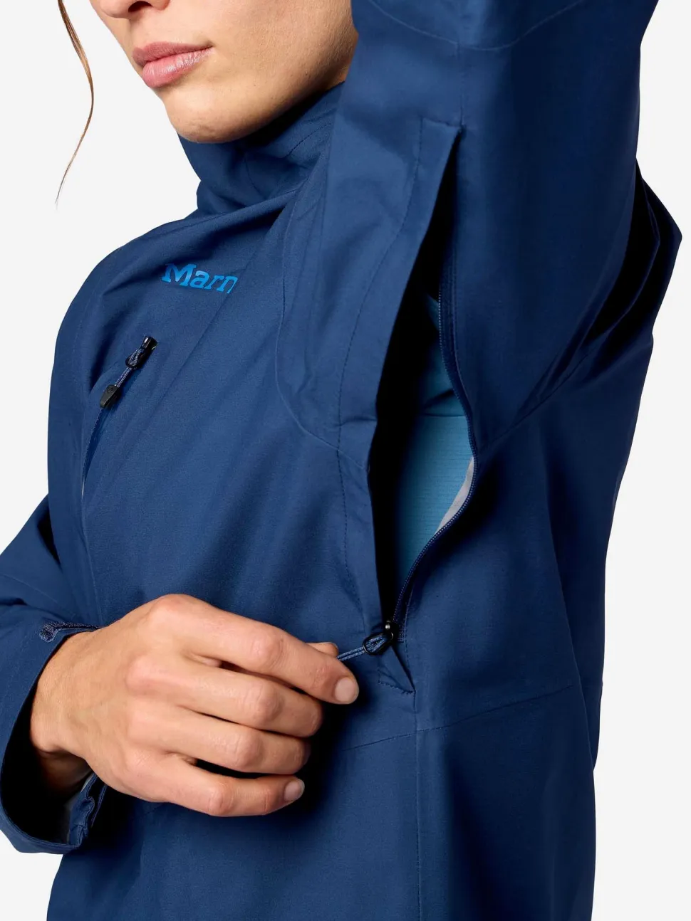 Marmot Women's Precip Evo Pro Jacket Nightfall Navy