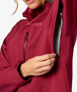 Marmot Women's Precip Evo Pro Jacket Cosmos Red
