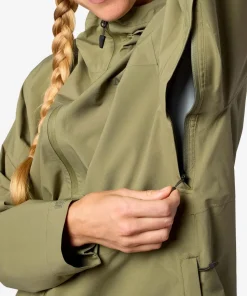 Marmot Women's Precip Evo Flex Jacket Olive Grove