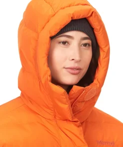 Marmot Women's Warmcube Gore-Tex Golden Mantle Jacket Tangelo