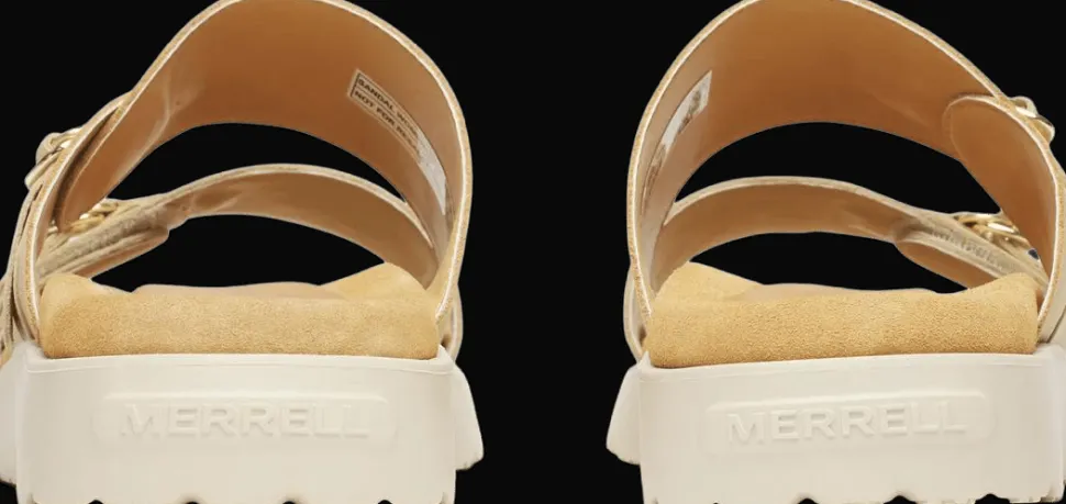 Merrell Women's Fleur Ltr Slide Caramel/almond