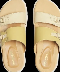 Merrell Women's Fleur Ltr Slide Caramel/almond