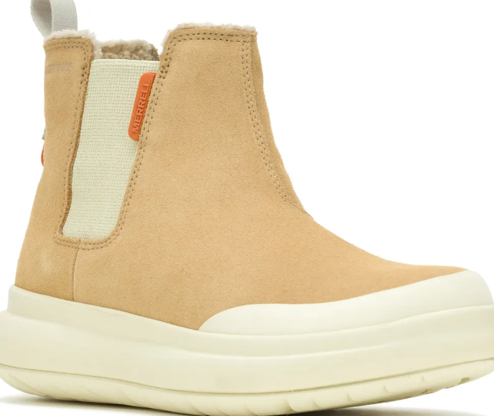 Merrell Women's Marquette Thermo Pull On Waterproof Tan
