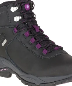 Merrell Women's Vego Mid Leather Waterproof Black/Gloxinia