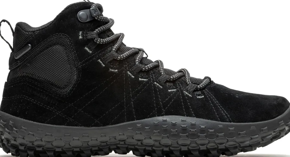 Merrell Women's Wrapt Mid Waterproof Black/black