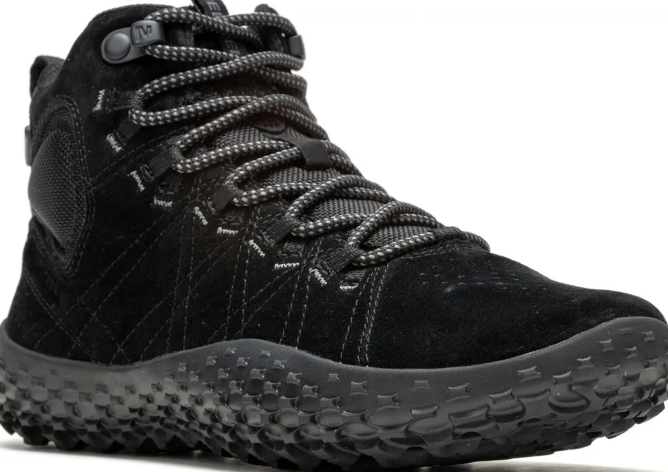 Merrell Women's Wrapt Mid Waterproof Black/black