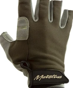 Metolius Climbing Talon Belay Glove 3/4 Gray/olive