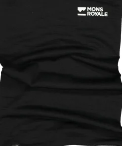 Mons Royale Double Up Neckwarmer Black