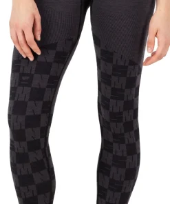 Mons Royale Women's Ascender Merino Seamless Legging Forged Iron/Black
