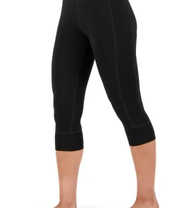 Mons Royale Women's Cascade Merino Flex 200 3/4 Legging Black