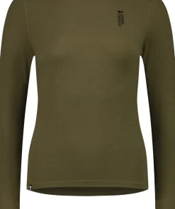 Mons Royale Women's Cascade Merino Flex 200 Long Sleeve Dark Olive