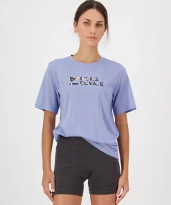 Mons Royale Women's Icon Merino T-Shirt Skyline