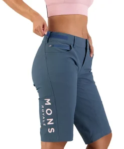 Mons Royale Women's Momentum 2.0 Bike Shorts Dark Denim