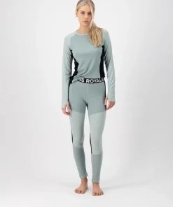 Mons Royale Women's Olympus Longsleeve Glacier/dew/black