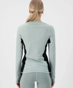 Mons Royale Women's Olympus Longsleeve Glacier/dew/black