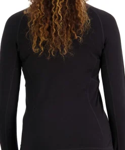 Mons Royale Women's Olympus Half Zip Black