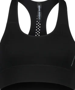 Mons Royale Women's Stratos Merino Shirt Sports Bra Black