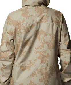 Mountain Hardwear Women's Stretch Ozonic Jacket Moab Tan Print