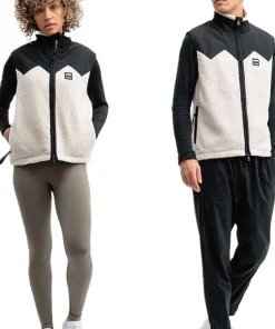 Mountain Works Unisex Pile Fleece Vest Ivory