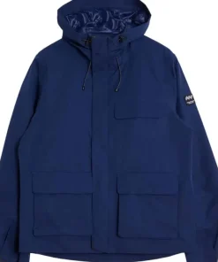 Mountain Works Unisex Utility Hybrid Rain Jacket Dress Blue
