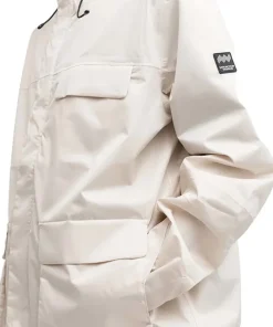 Mountain Works Unisex Utility Hybrid Rain Jacket Ivory