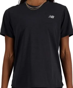 New Balance Women's Athletics T-Shirt Black Heather