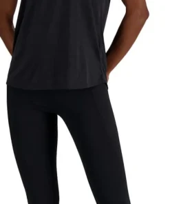 New Balance Women's Athletics T-Shirt Black Heather