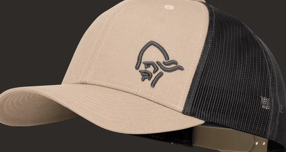 Norrøna /29 Trucker Mesh Snap Back Cap Oyster Grey
