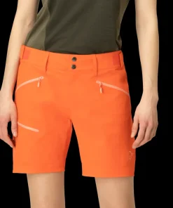 Norrøna Women's Falketind Flex1 Shorts Orange Alert