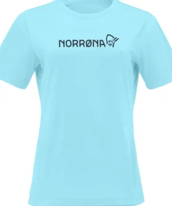 Norrøna Women's /29 Cotton Norrøna Viking T-Shirt Aqua Haze